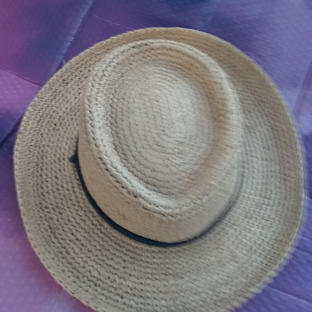 Genui E Raffia Draw String Hat - image 1